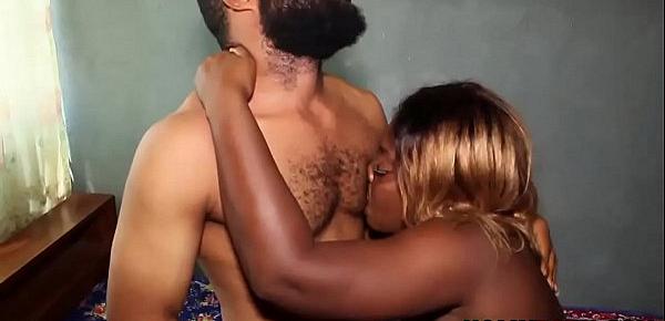  Black African Big Boobs Celebrity Babe Enjoys HandJob, Blowjob, Headjob, Breast Fucking And Cumshot With Nigerian Pornstar - NOLLYPORN